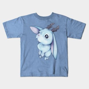 Blue Jackalope Kids T-Shirt